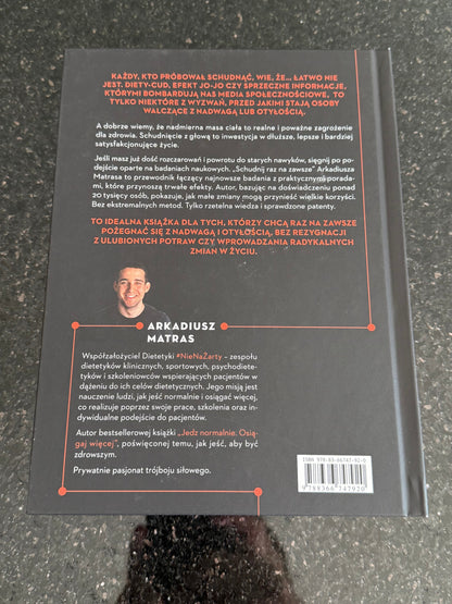 Polish 🇵🇱 Book - Arkadiusz Matras - Schudnij Raz Na Zawsze Dieta Polska Ksiazka