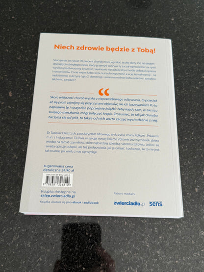 Polish 🇵🇱 Book - Dr. Tadeusz Oleszczuk - Zdrowie bez wymowek (wymówek) Polska Ksiazka