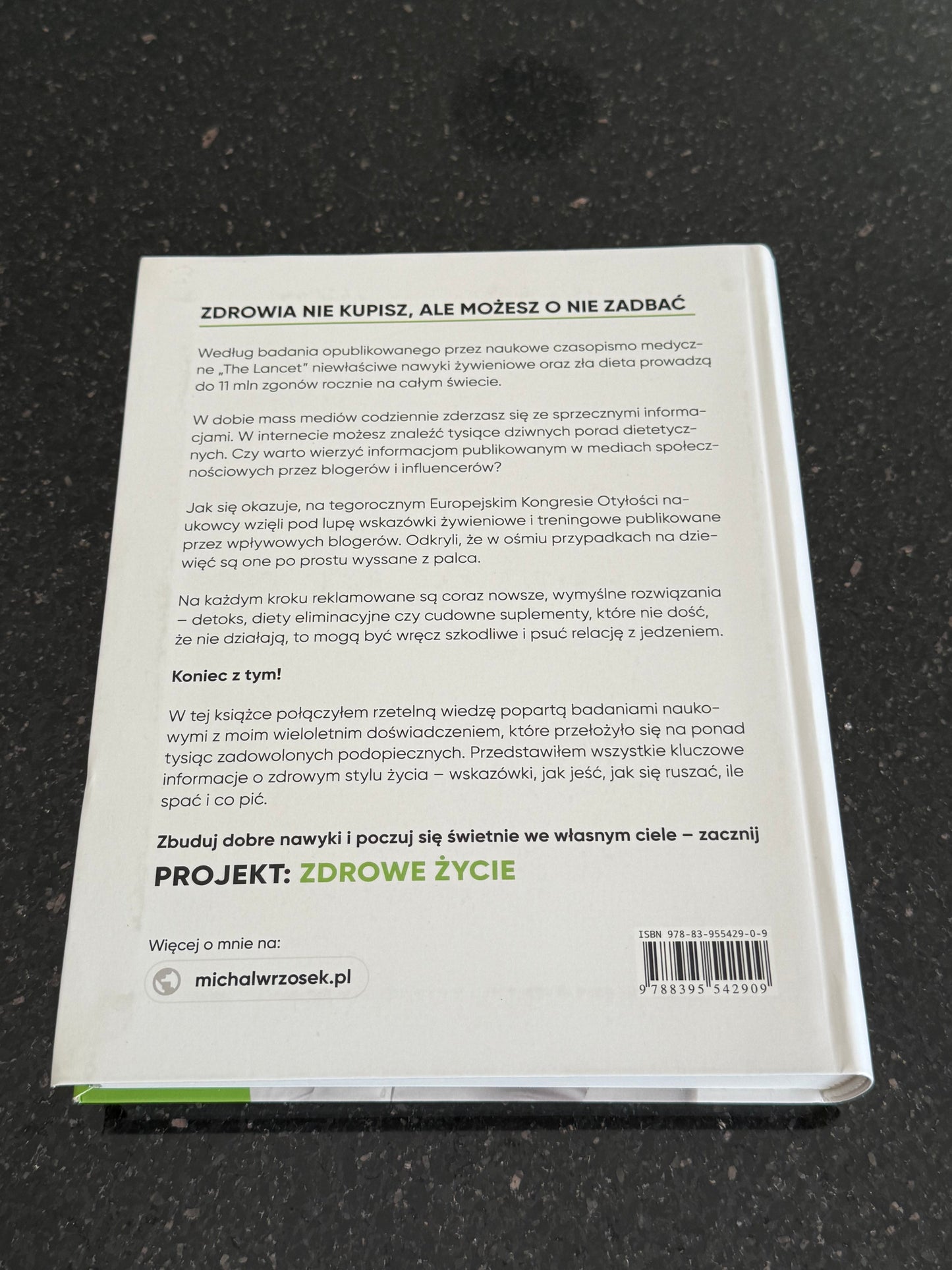 Polish 🇵🇱 Book - Michal Wrzosek - Projekt Zdrowe Zycie (Życie) Dieta