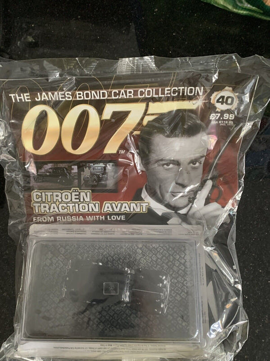 James Bond Car Collection 007 - Citroen Traction Avant #40 Rare New