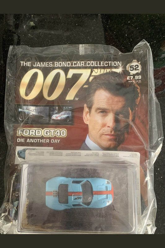 James Bond Car Collection 007 - Ford GT40 #52 Rare New