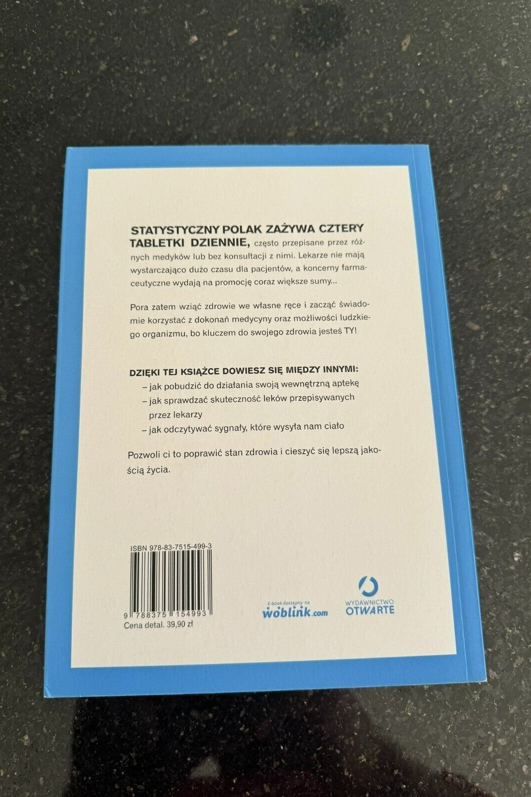 Jeremy Howick - Doktor Ty - O wewnętrznej sile organizmu Polish Book