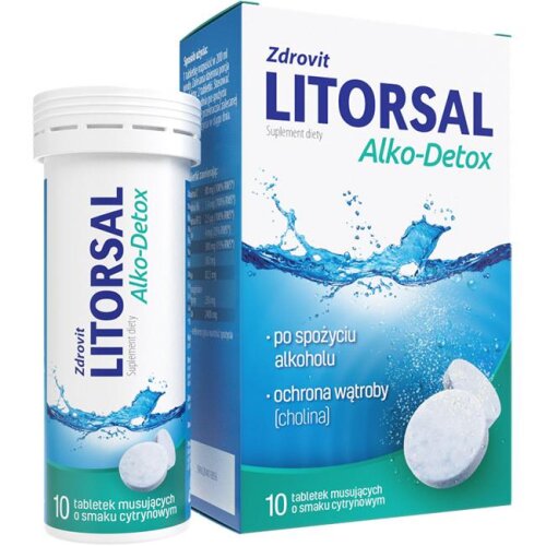 Litorsal Alko-Detox - 10 Tablets