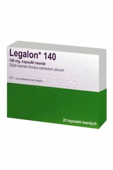 Legalon* 140, 140 mg, kapsułki twarde, 20 kapsułek – Legalon* 140, 140 mg, Hard Capsules, 20 Capsules
