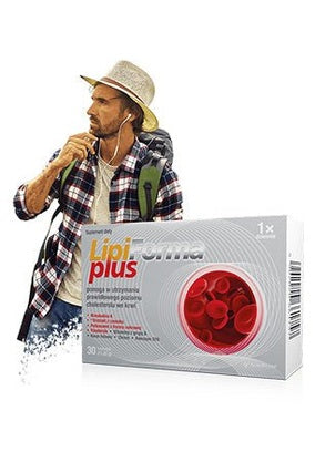 LipiForma Plus – 9-Ingredient Cholesterol & Cardiovascular Support – 30 Capsules