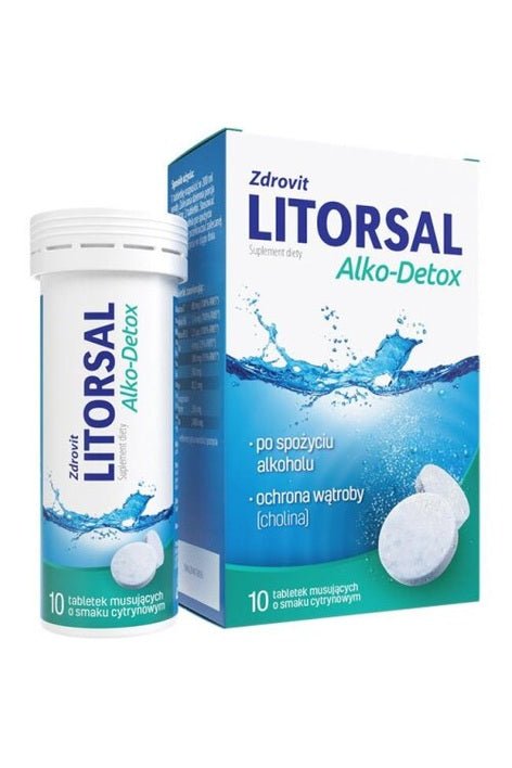 Litorsal Alko - Detox - 10 Tablets - My Health Oasis