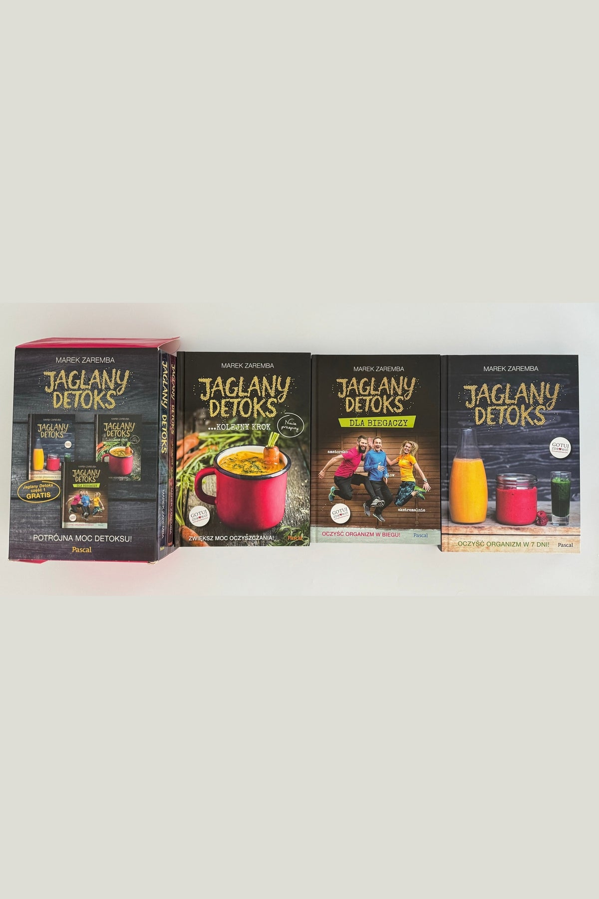 Marek Zaremba - Jaglany Detoks - 3 Book Set Polish