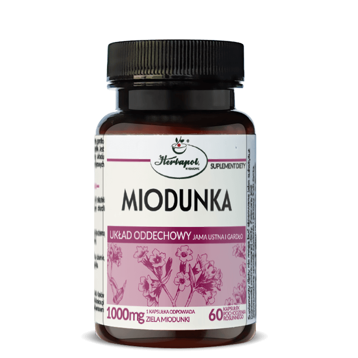 Herbapol Miodunka 1000mg - 60 Capsules