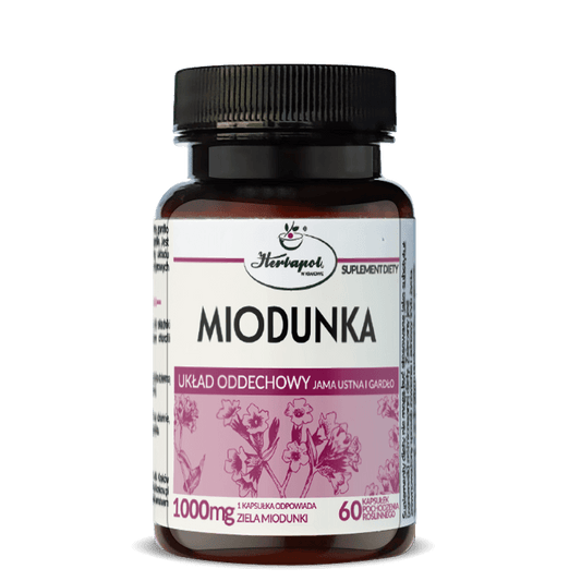 Herbapol Miodunka 1000mg - 60 Capsules