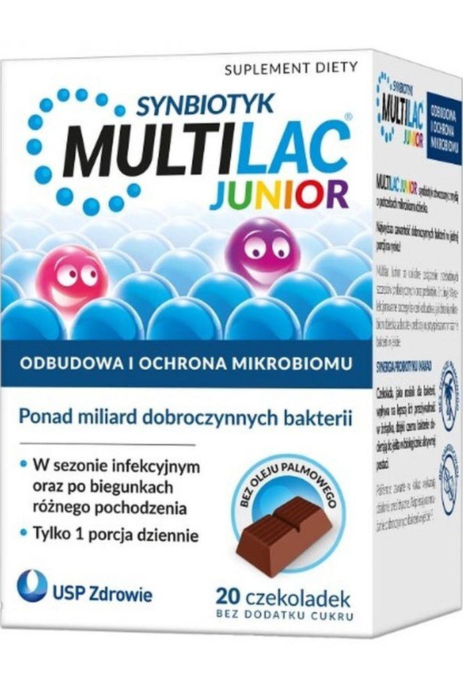 MULTILAC Junior Synbiotyk - 20 pieces - My Health Oasis