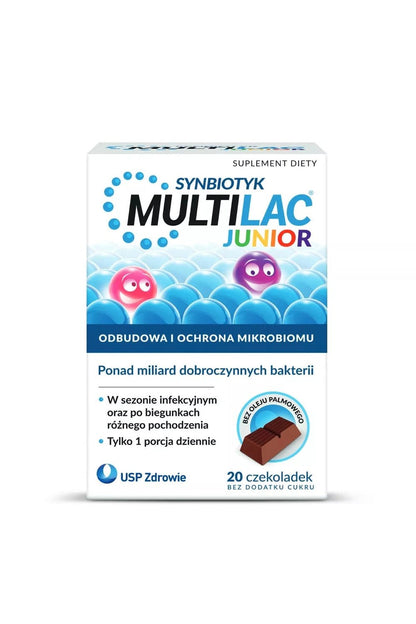 MULTILAC Junior Synbiotyk - 20 pieces - My Health Oasis