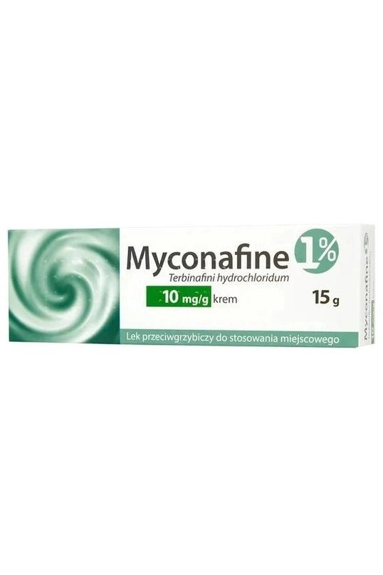 Myconafine 1% – Terbinafine Antifungal Cream for Athlete’s Foot, Ringworm & Candida – 15g - My Health Oasis