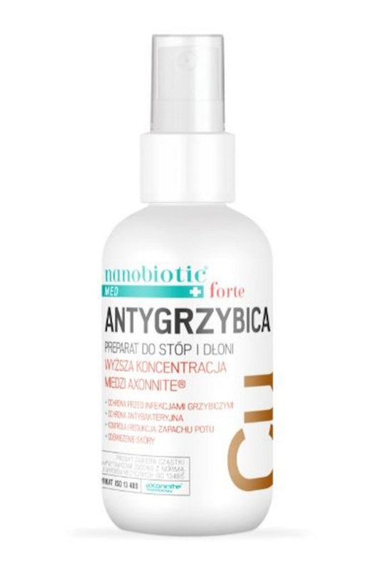 Nanobiotic Med Forte Antygrzybica Preparat do Stóp i Dłoni – Nanobiotic Med Forte Antifungal Spray for Feet & Hands
