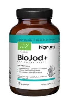 Narum BioJod+ Ekologiczny 60 kapsułek – Narum BioJod+ Organic Iodine 60 Capsules