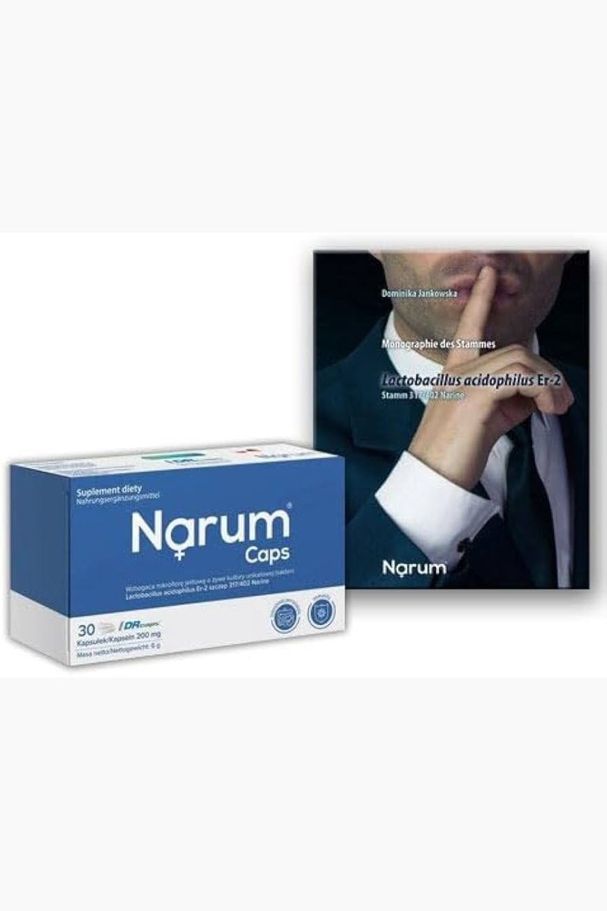 Narum Caps 15 Kapsułek – Narum Caps 15 Capsules Lactobacillus acidophilus Er-2 Narine Probiotic