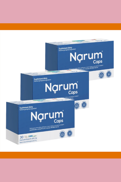 Narum Caps 15 Kapsułek – Narum Caps 15 Capsules Lactobacillus acidophilus Er-2 Narine Probiotic