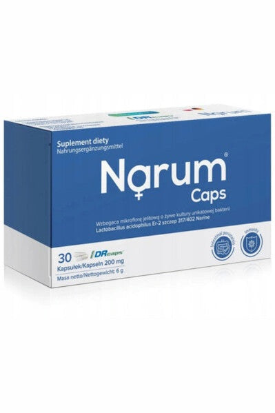 Narum Caps 15 Kapsułek – Narum Caps 15 Capsules Lactobacillus acidophilus Er-2 Narine Probiotic
