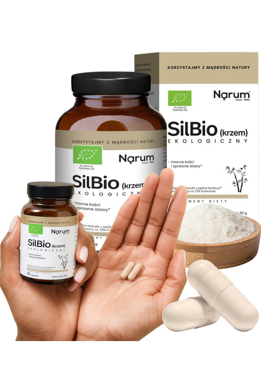 Narum SilBio krzem Ekologiczny 60 kapsułek – Narum SilBio Organic Silicon 60 Capsules