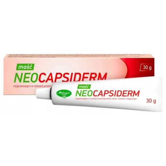 Neocapsiderm Maść 30g – Neocapsiderm Warming Ointment for Muscles, Joints & Spine 30g