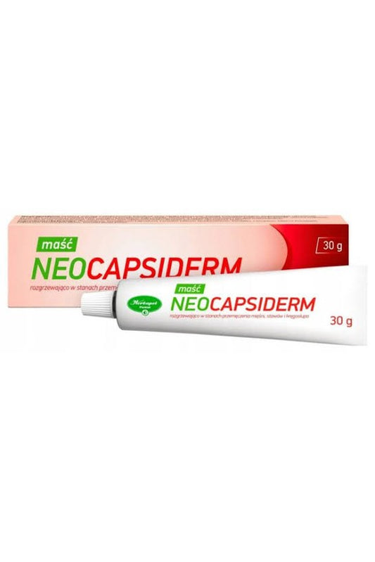 Neocapsiderm Maść 30g – Neocapsiderm Warming Ointment for Muscles, Joints & Spine 30g