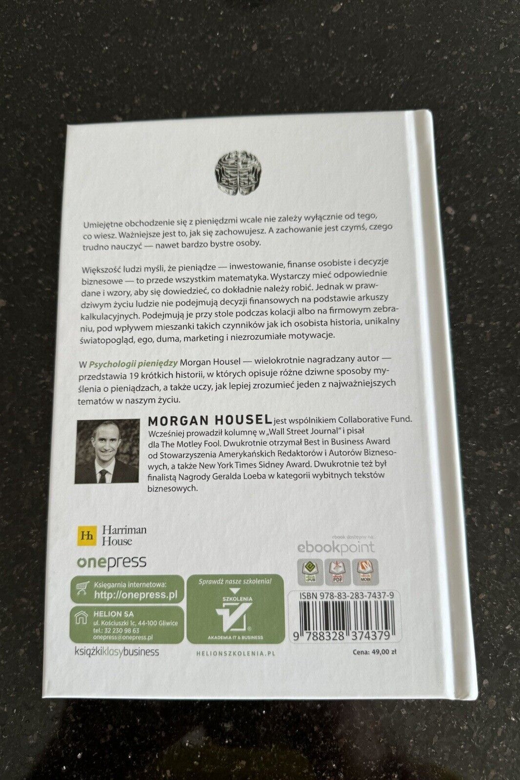New PSYCHOLOGIA PIENIĘDZY Morgan Housel BIZNES Polish Book 🇬🇧 UK Postage