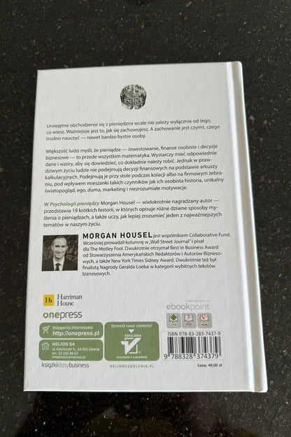 New PSYCHOLOGIA PIENIĘDZY Morgan Housel BIZNES Polish Book 🇬🇧 UK Postage
