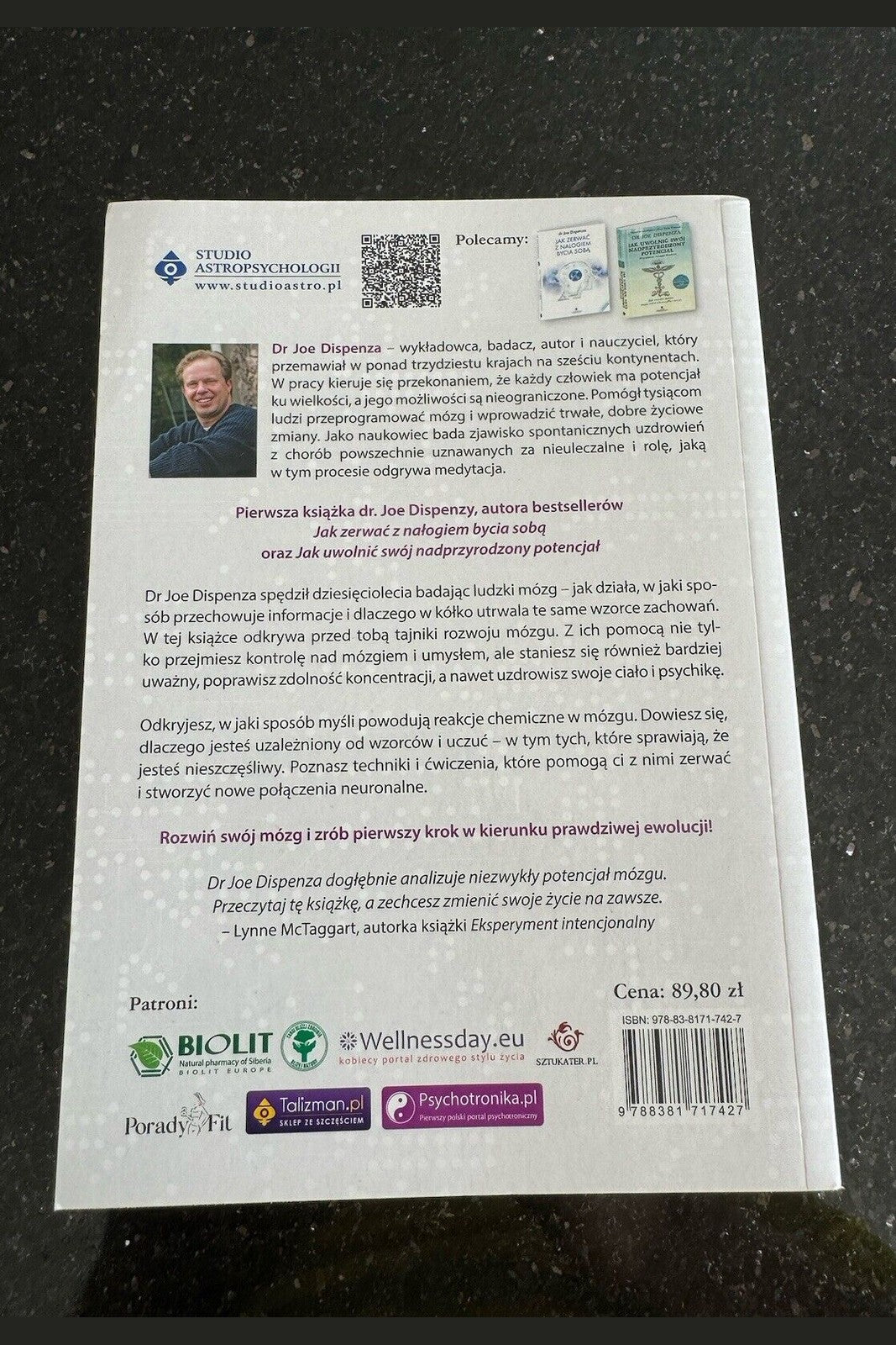 New Polish Book JAK PRZEPROGRAMOWAĆ SWÓJ MÓZG Joe Dispenza 🇬🇧 UK Postage