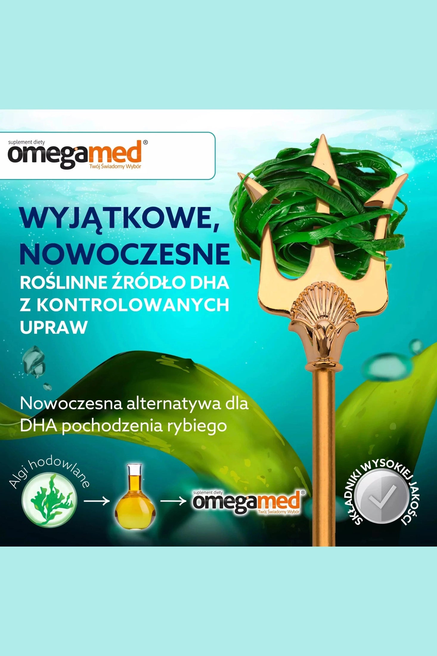 Omegamed Odporność 5+ Children’s DHA, Vitamin D, C & Zinc Immunity Syrup Capsules – 30 Caps