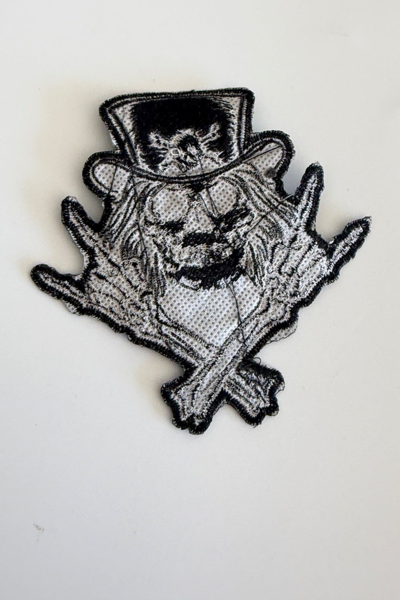 Ozzy Osbourne Skull Rock Skeleton Top Hat Embroidered Patch