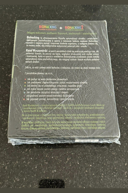Pakiet Biohacking 1 & 2 KAROL WYSZOMIRSKI Polish Book
