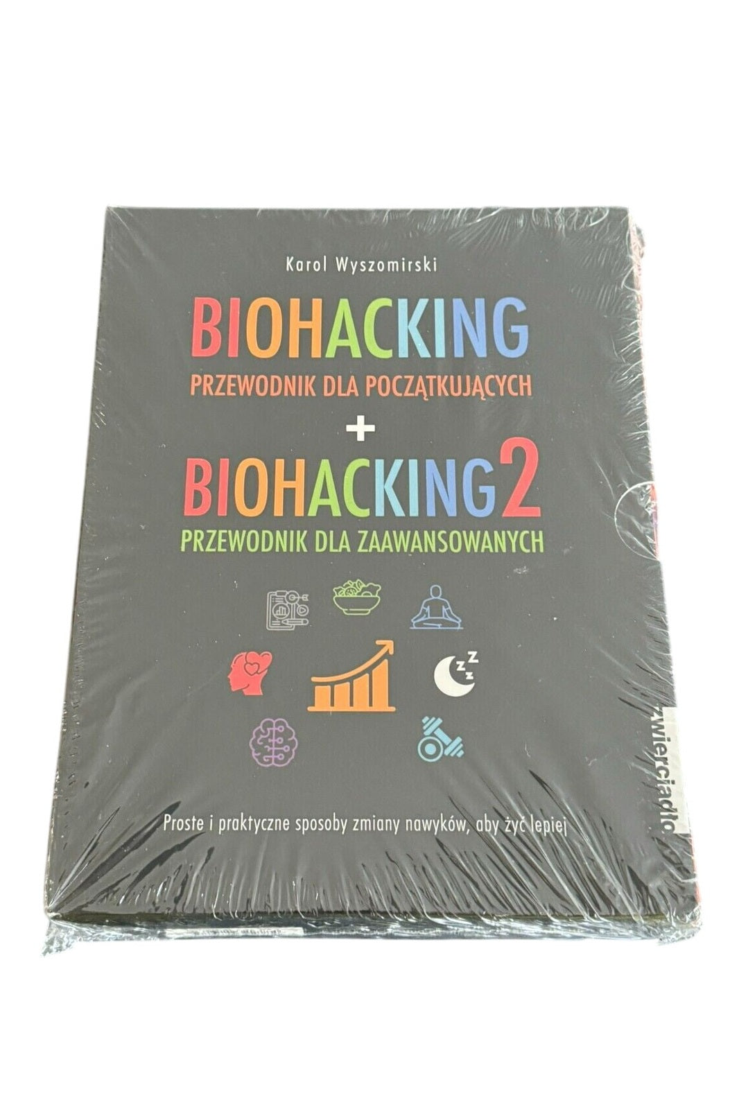 Pakiet Biohacking 1 & 2 KAROL WYSZOMIRSKI Polish Book