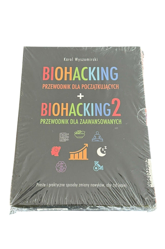 Pakiet Biohacking 1 & 2 KAROL WYSZOMIRSKI Polish Book