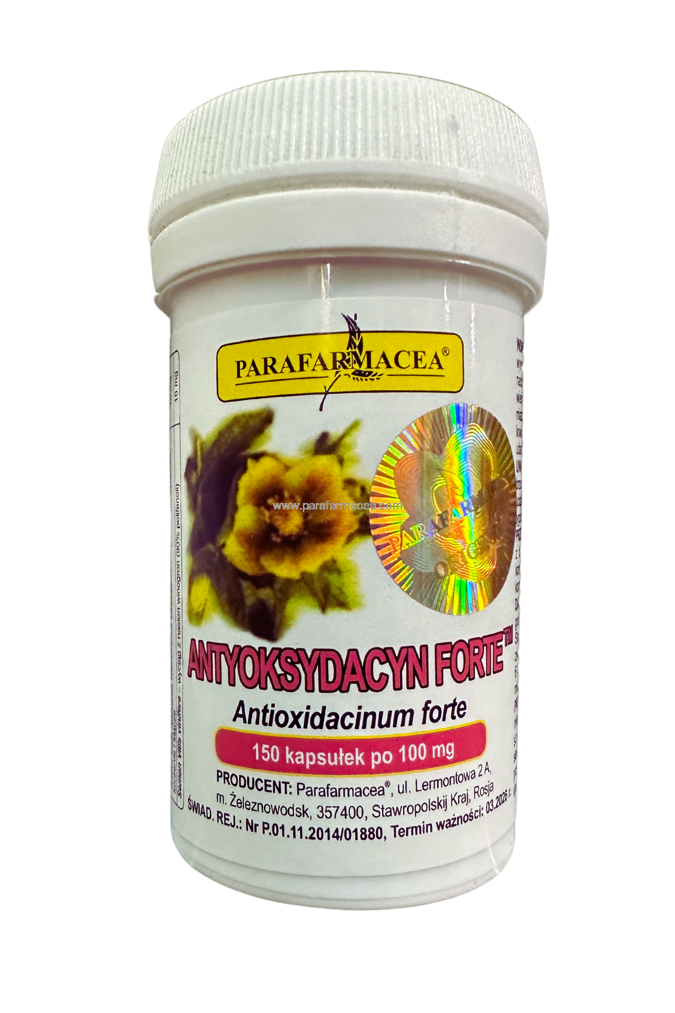 Parafarmacea Antykontamin Forte 150 kapsułek po 100 mg – Parafarmacea Antykontamin Forte 150 Capsules 100 mg