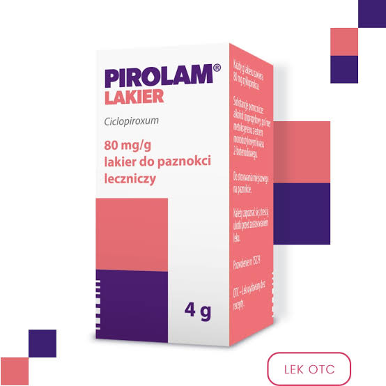 Pirolam Lakier Ciclopiroxum 80 mg/g Grzybica Paznokci 4g – Pirolam Nail Lacquer Ciclopirox 80mg/g Nail Fungus 4g