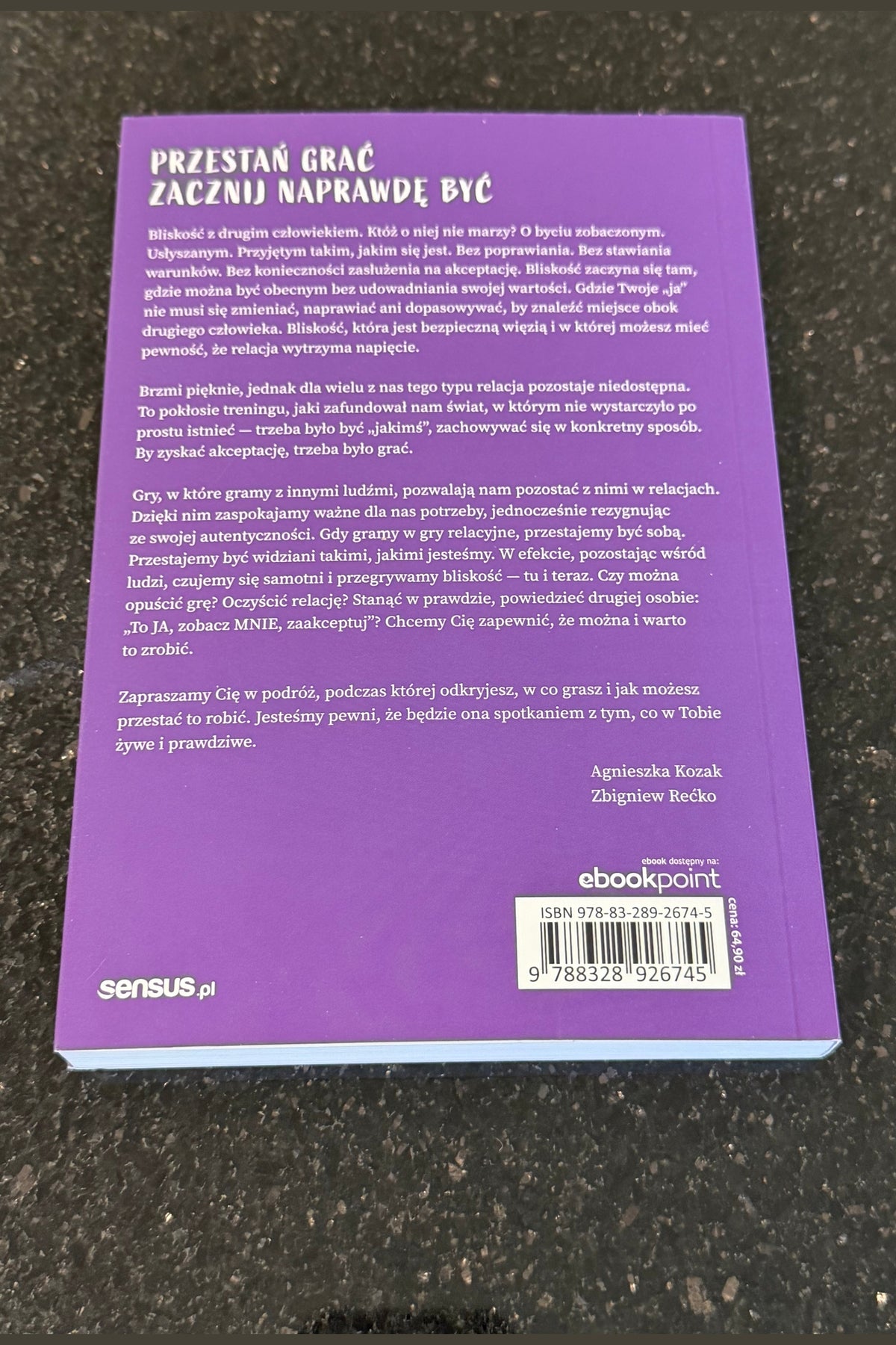 🇵🇱Polish Book - Agnieszka Kozak Zbigniew Rycko Ryćko - Uwiezieni w grach relacyjnych