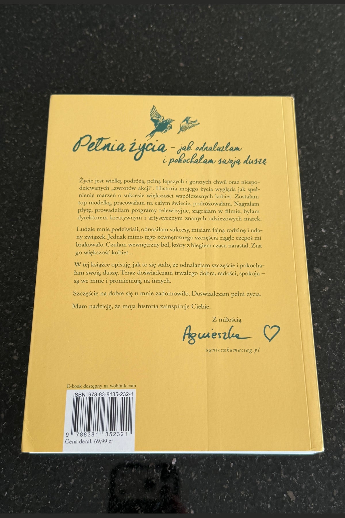 Polish 🇵🇱 Book - Agnieszka Maciag Maciąg - Przemiana - Pelnia Zycia Pełnia Życia
