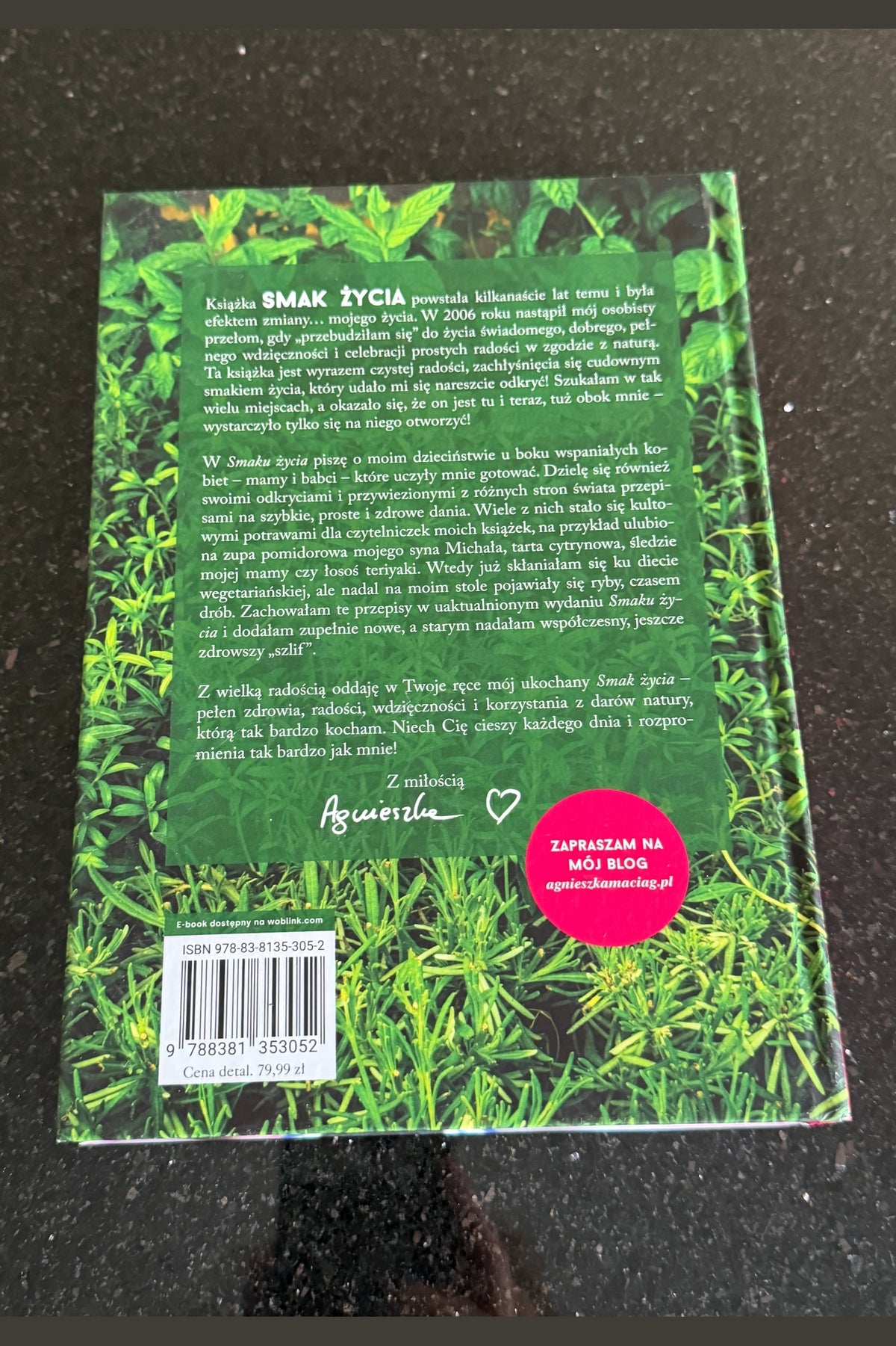 Polish 🇵🇱 Book - Agnieszka Maciag Maciąg - Smak Zycia Smak Życia