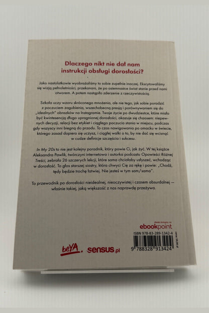🇵🇱Polish Book - Aleksandra Pawlik - In My 20s. 26 lekcji, które dałabym młodszej sobie