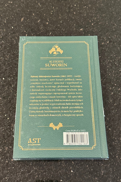 🇵🇱Polish Book - Aleksiej Suworin - Leczenie Glodowaniem Głodowaniem Klasyka Uzdrawiania