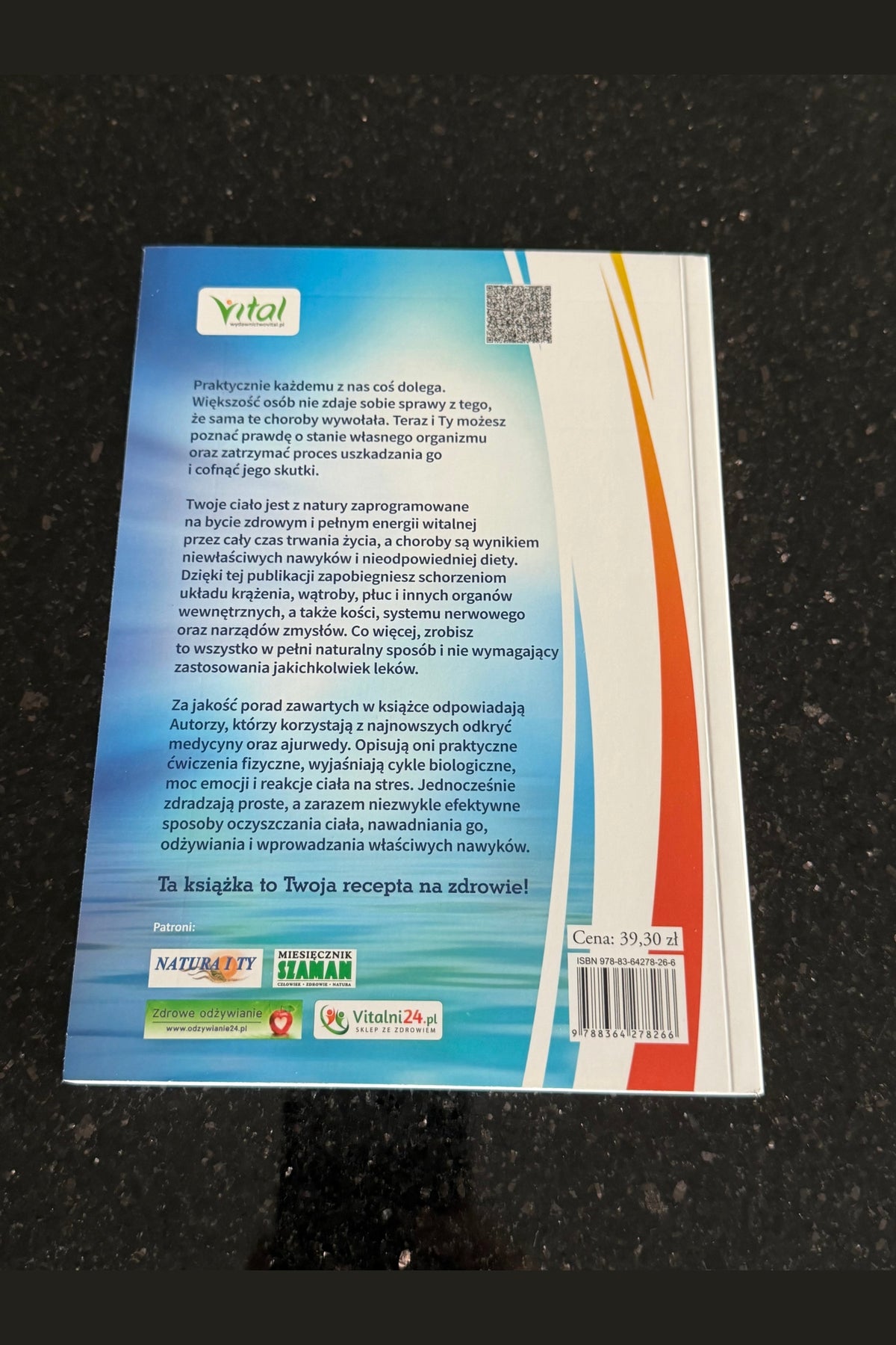 🇵🇱Polish Book - Andreas Moritz & John Hornecker - Vademecum Zdrowia Naturalnego