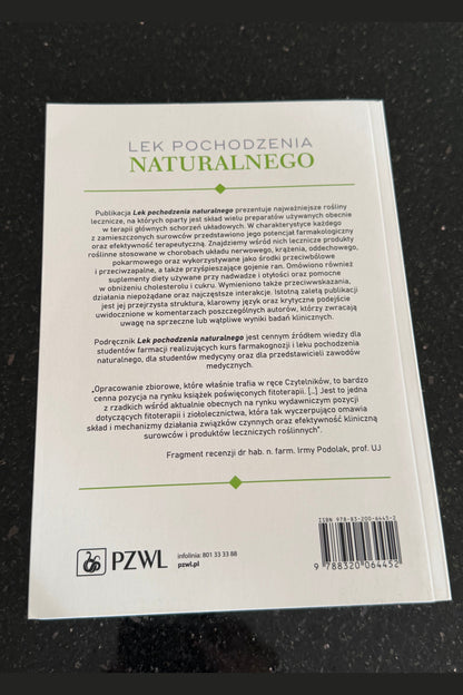 🇵🇱Polish Book - Anna Kiss - Lek Pochodzenia Naturalnego