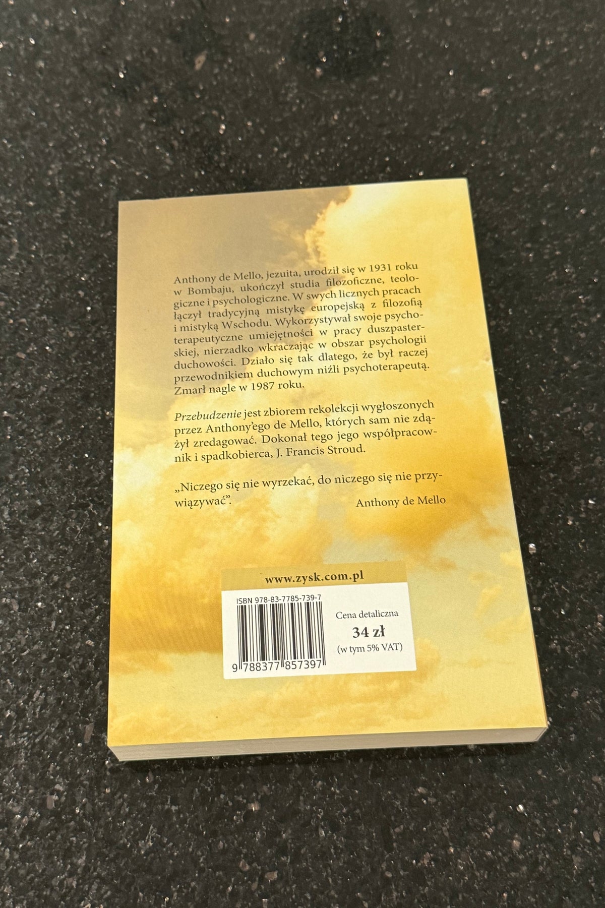 Polish 🇵🇱 Book - Anthony de Mello - Przebudzenie