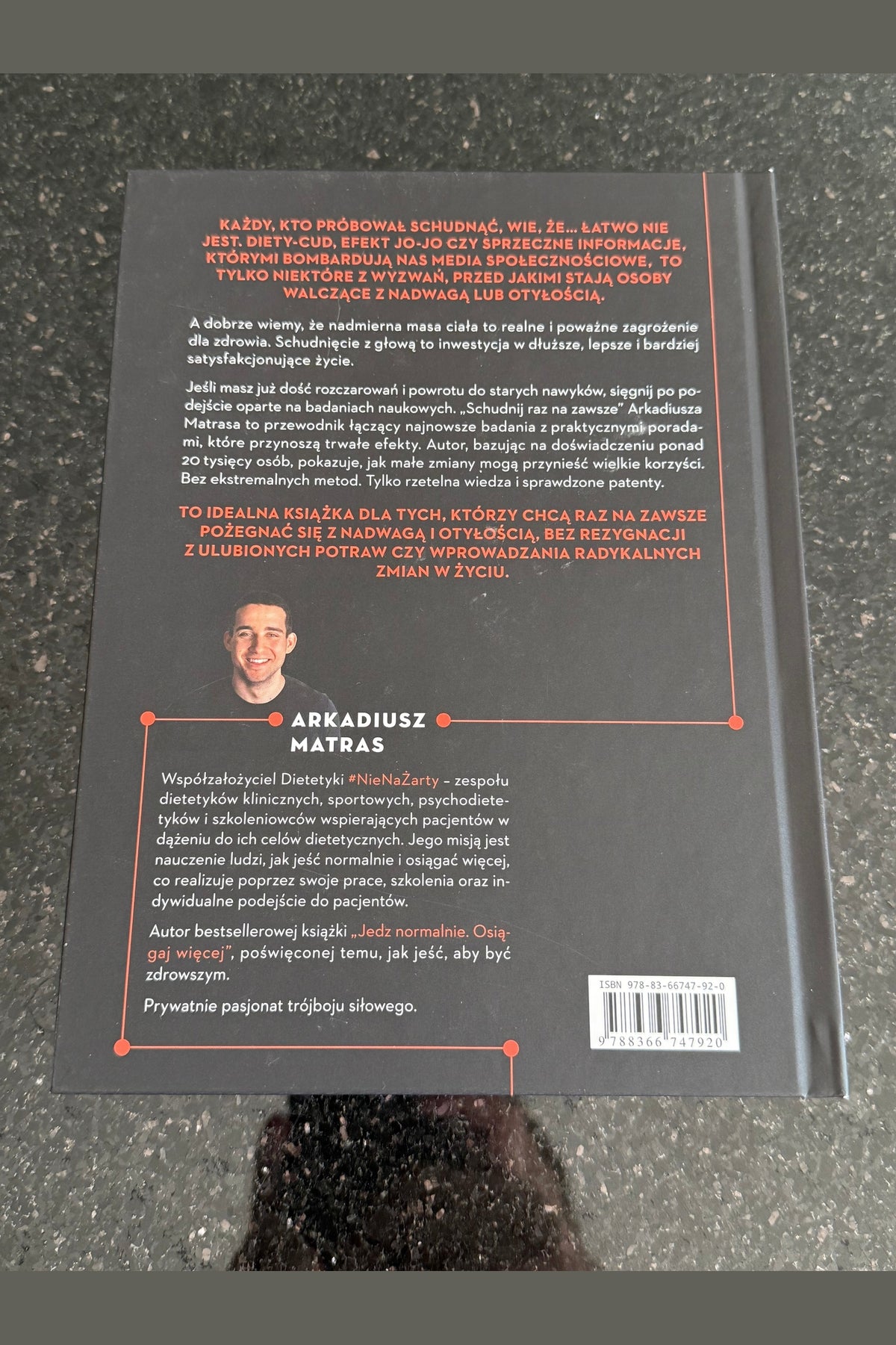Polish 🇵🇱 Book - Arkadiusz Matras - Schudnij Raz Na Zawsze Dieta Polska Ksiazka