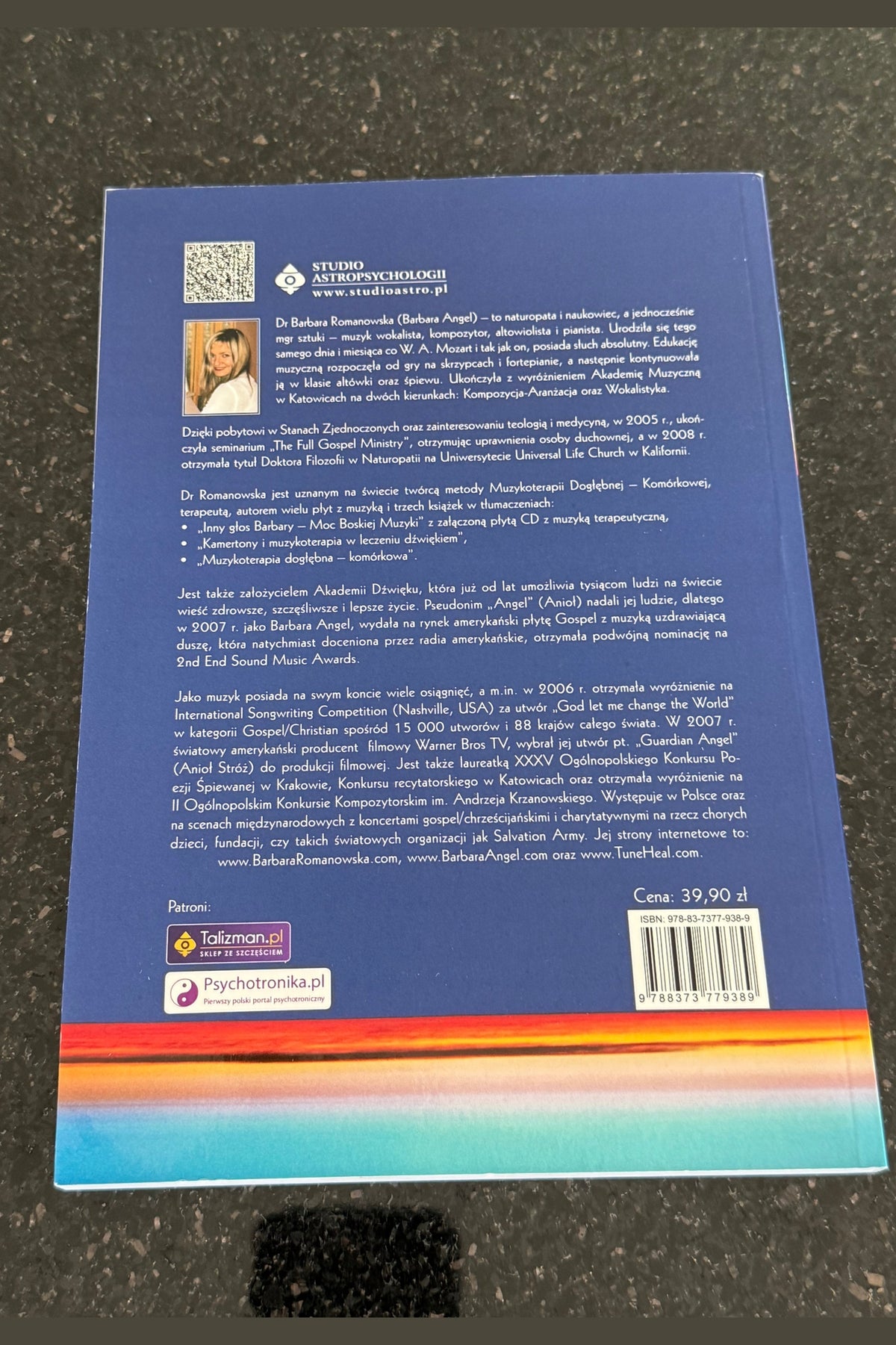 Polish 🇵🇱 Book - Barbara Romanowska Barbara Angel - Muzykoterapia