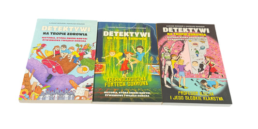 🇵🇱 Polish Book Bracia Rodzeń Rodzen - Detektywina tropie Keto Dieta 3 Books Bundle Pack Pakiet Ksiazek