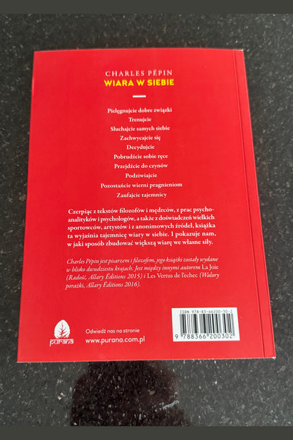 🇵🇱Polish Book - Charles Pepin - Wiara w siebie. Jak ja rozwinac