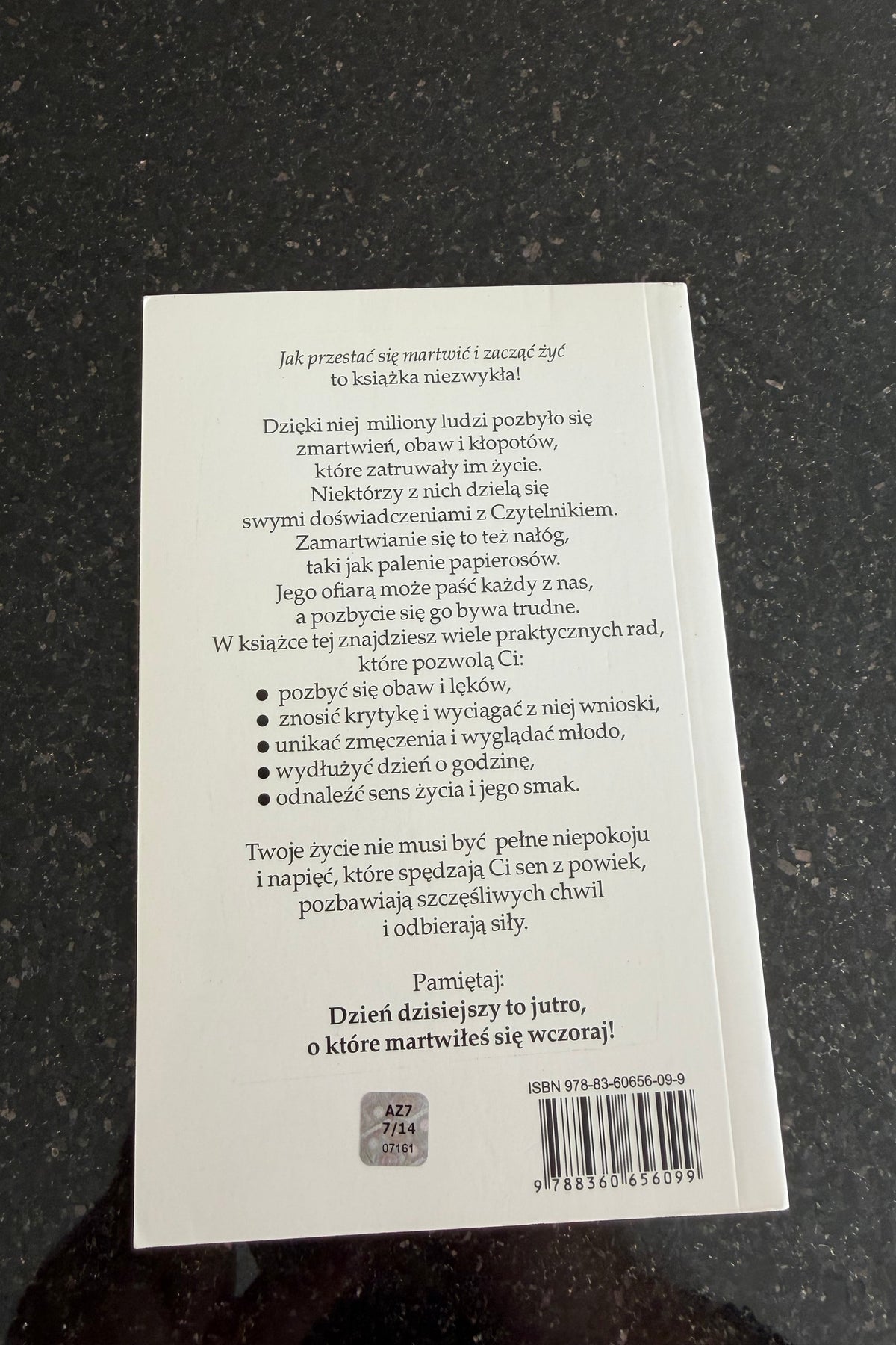🇵🇱Polish Book - Dale Carnegie - Jak przestac sie martwic i zaczac zyc