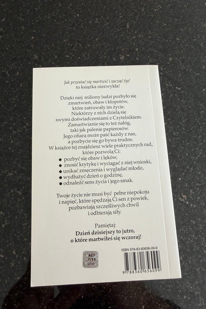 🇵🇱Polish Book - Dale Carnegie - Jak przestac sie martwic i zaczac zyc