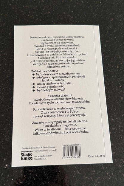 🇵🇱Polish Book - Dale Carnegie - Jak zdobyc przyjaciol i zjednac sobie ludzi