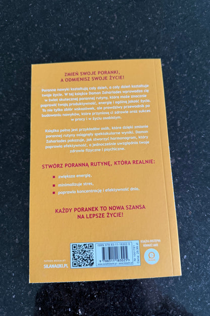 🇵🇱Polish Book - Damon Zahariades - Zacznij Dzien Lepiej!